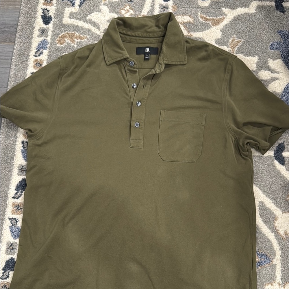 Olive Green Men's Polo Shirt